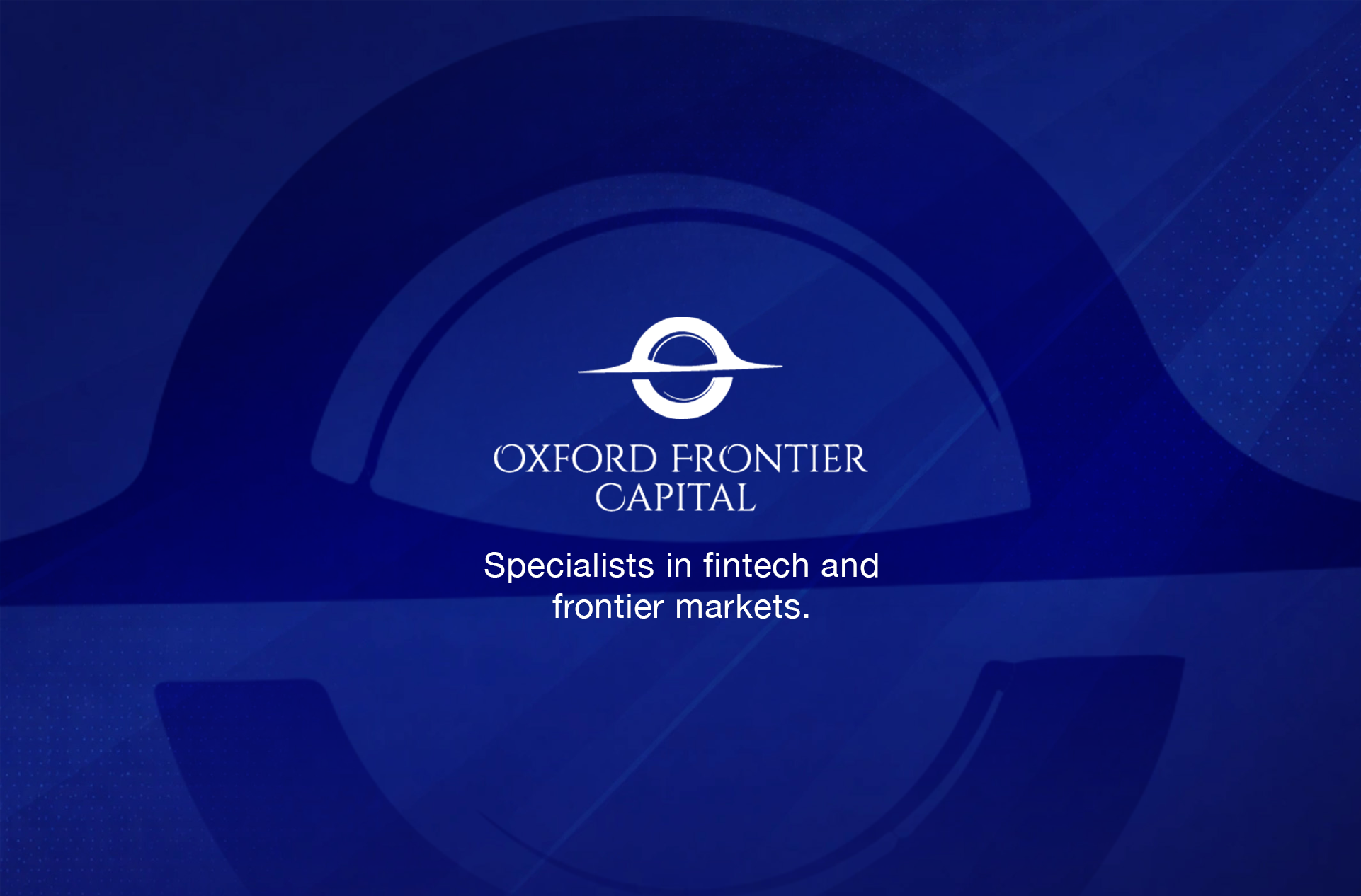 Oxford Frontier Capital – Specialists in fintech and frontier markets